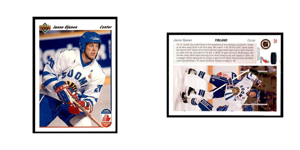 1991 Upper Deck Janne Ojanen Hockey Cards #25