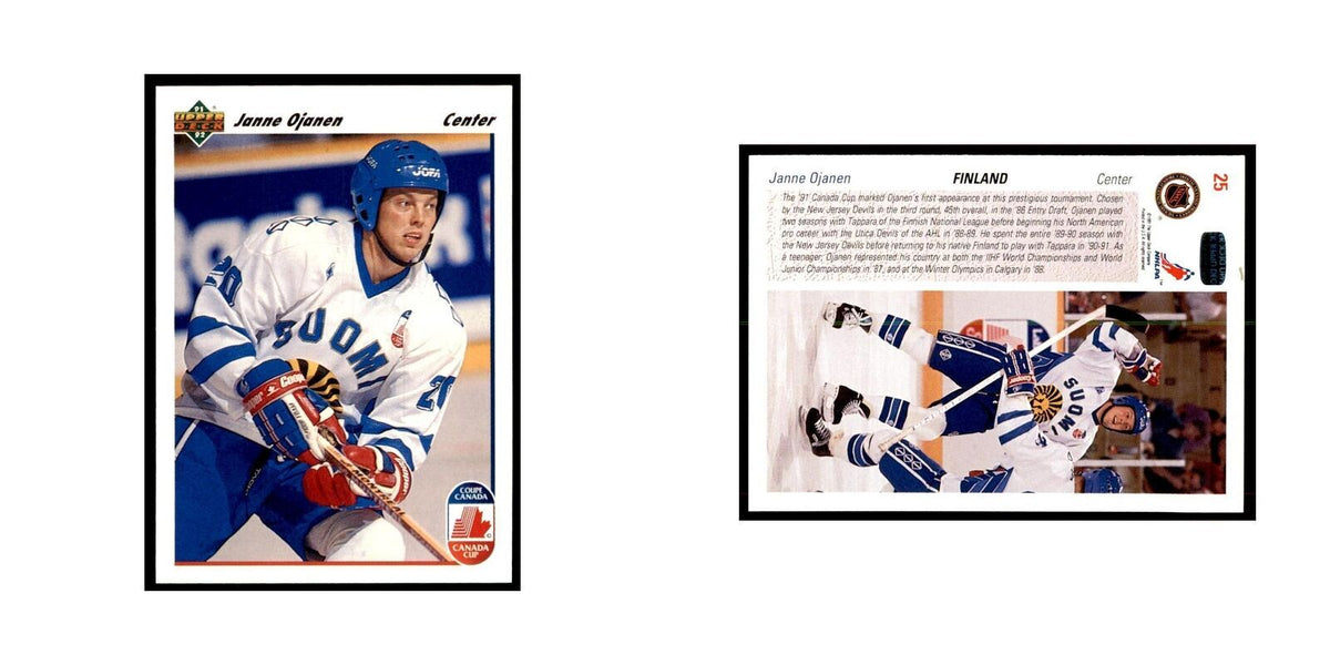 1991 Upper Deck Janne Ojanen Hockey Cards #25