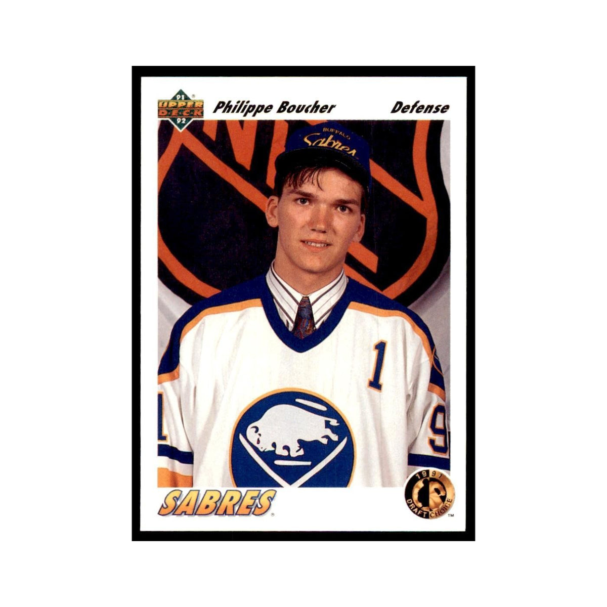 1991 Upper Deck Philippe Boucher Hockey Cards #68