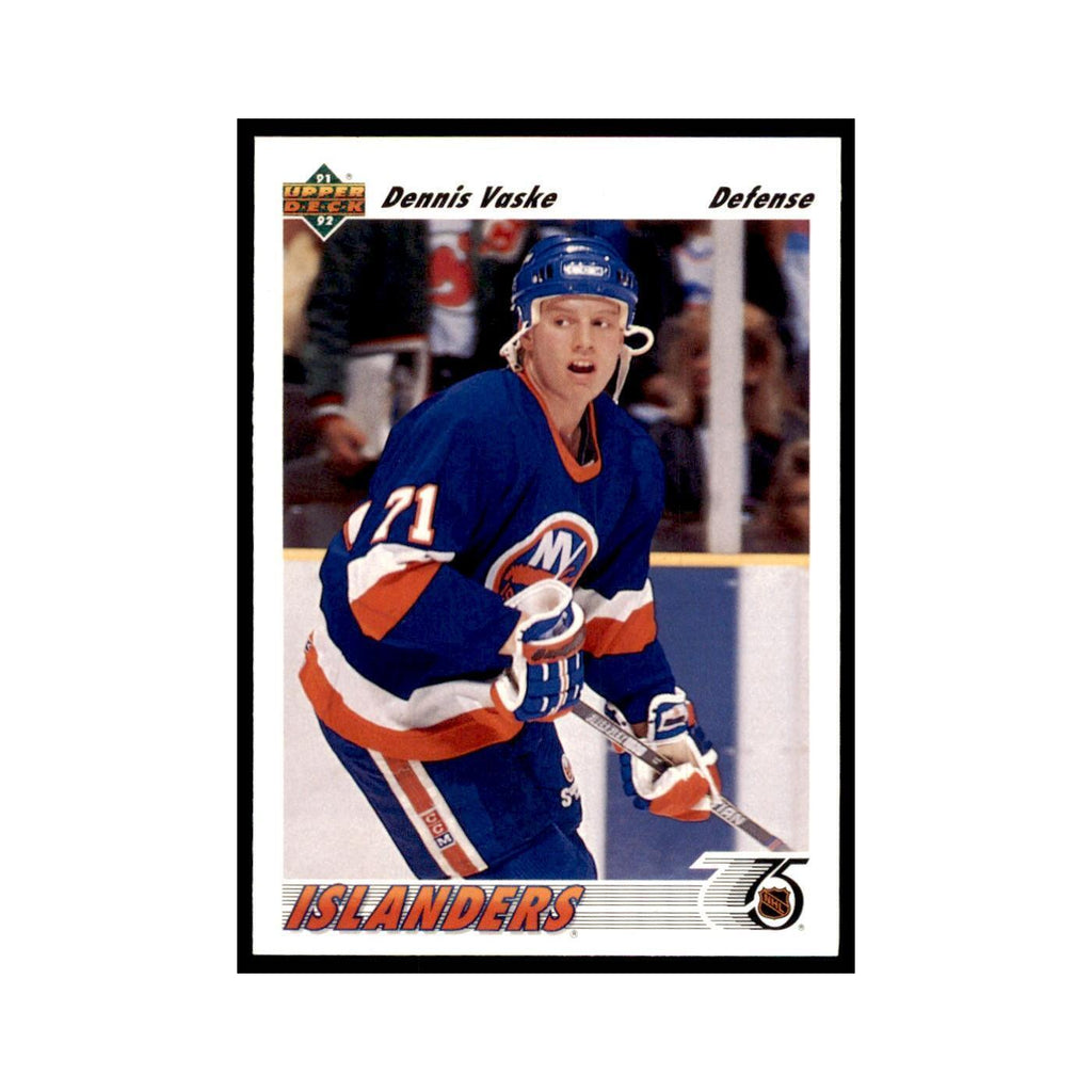 1991 Upper Deck Dennis Vaske Hockey Cards #49