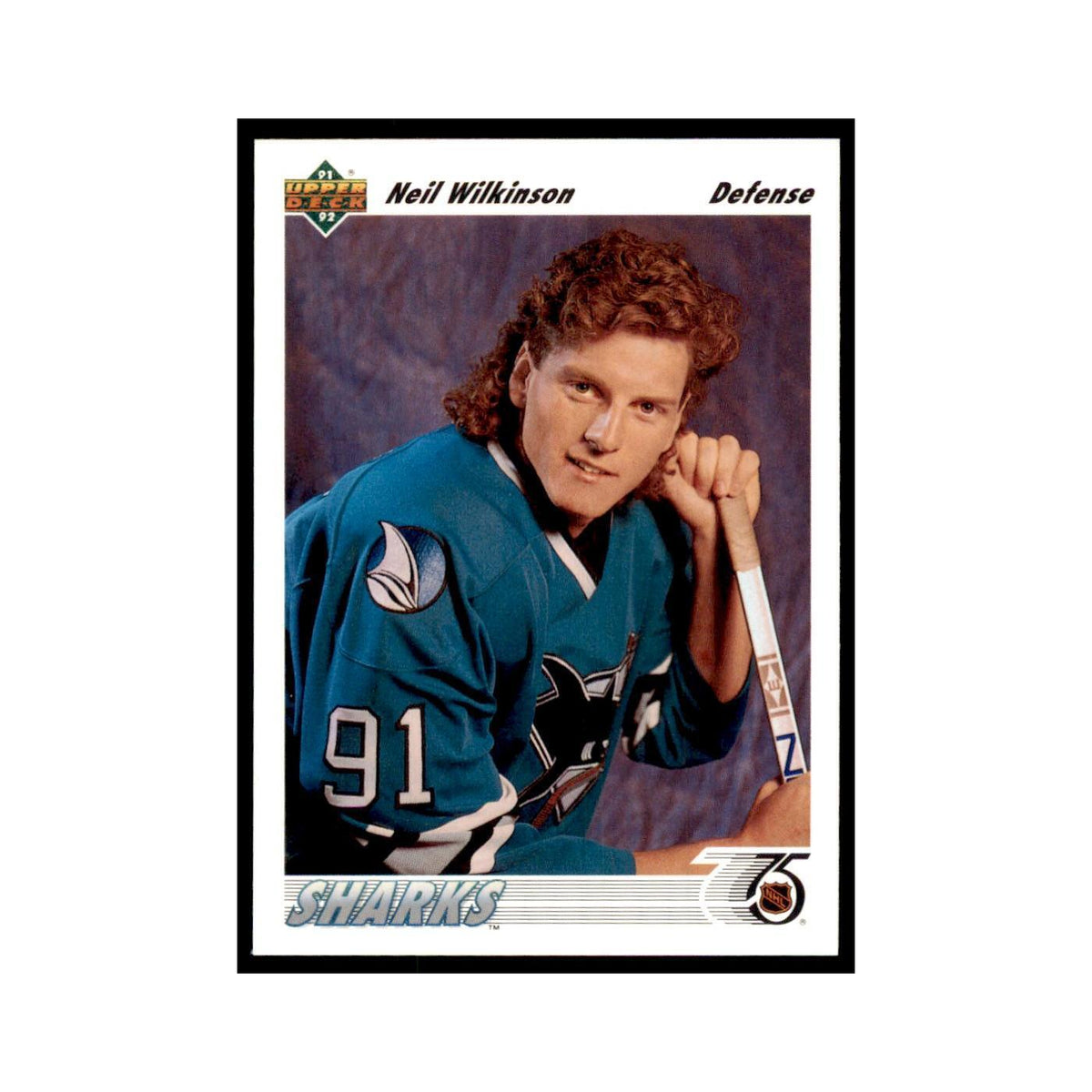 1991 Upper Deck Neil Wilkinson Hockey Cards #55