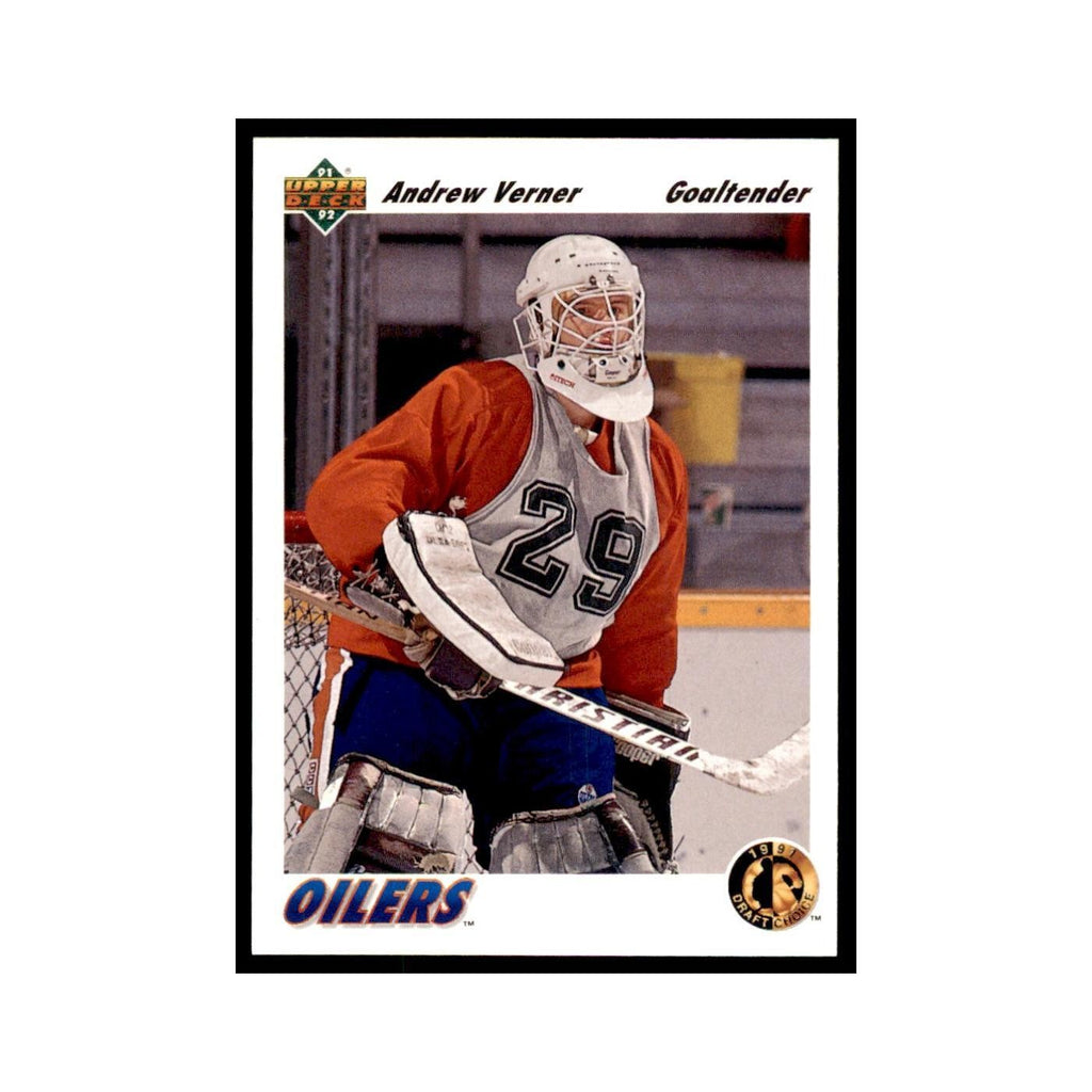1991 Upper Deck Andrew Verner Hockey Cards #74