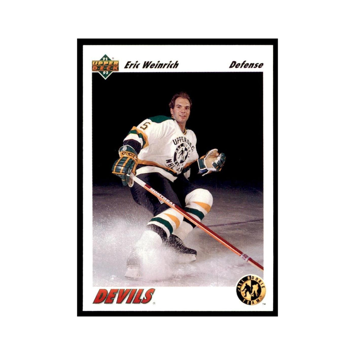 1991 Upper Deck Eric Weinrich Hockey Cards #44