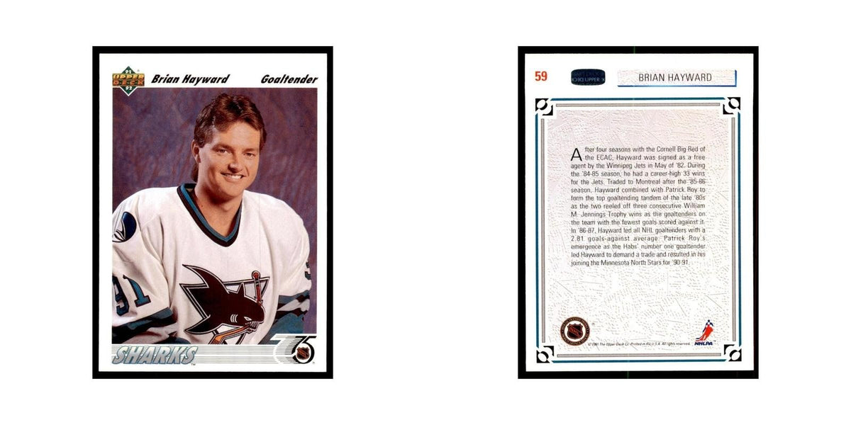 1991 Upper Deck Brian Hayward Hockey Cards #59