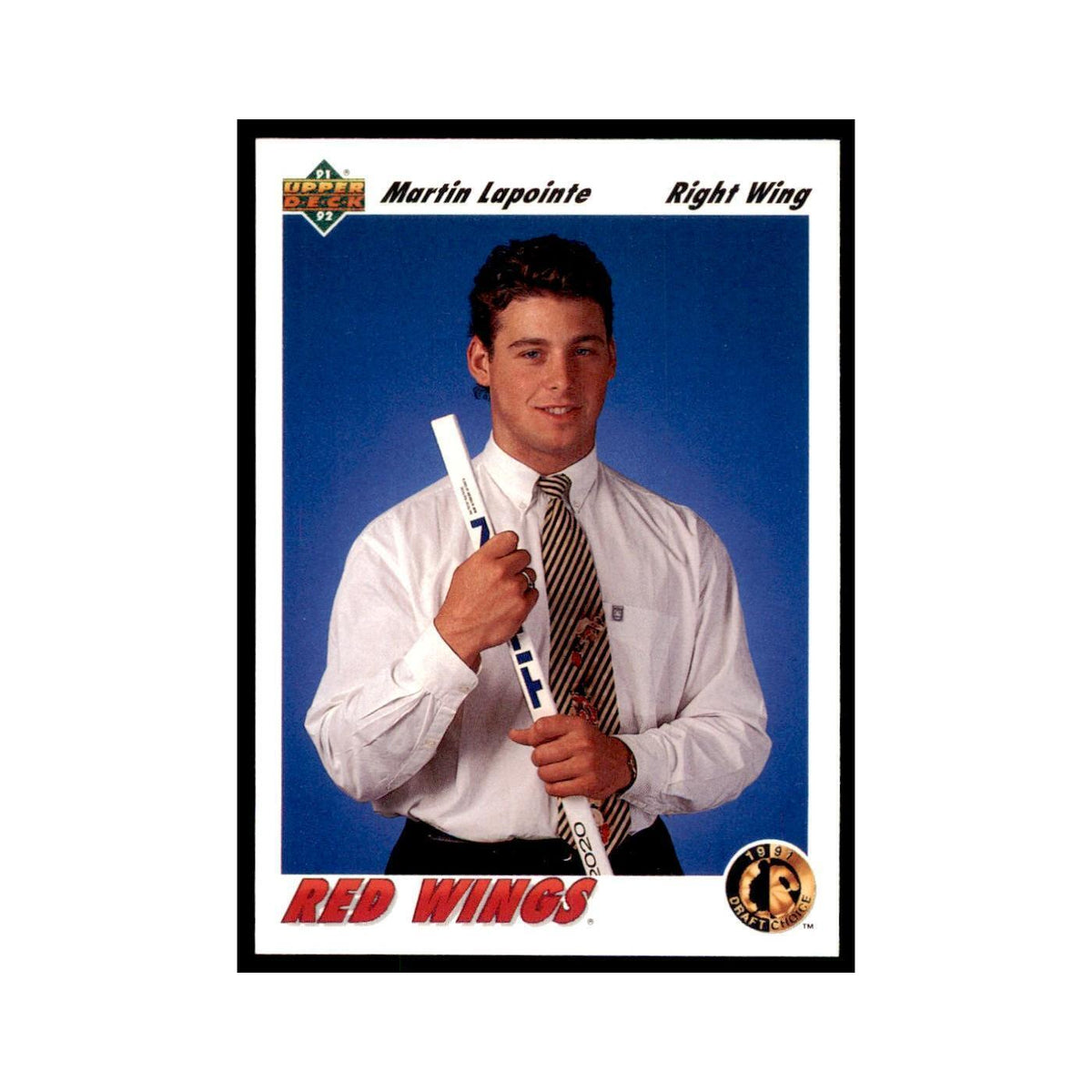 1991 Upper Deck Martin Lapointe Hockey Cards #66