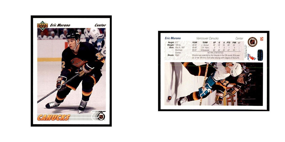1991 Upper Deck Eric Murano Hockey Cards #50