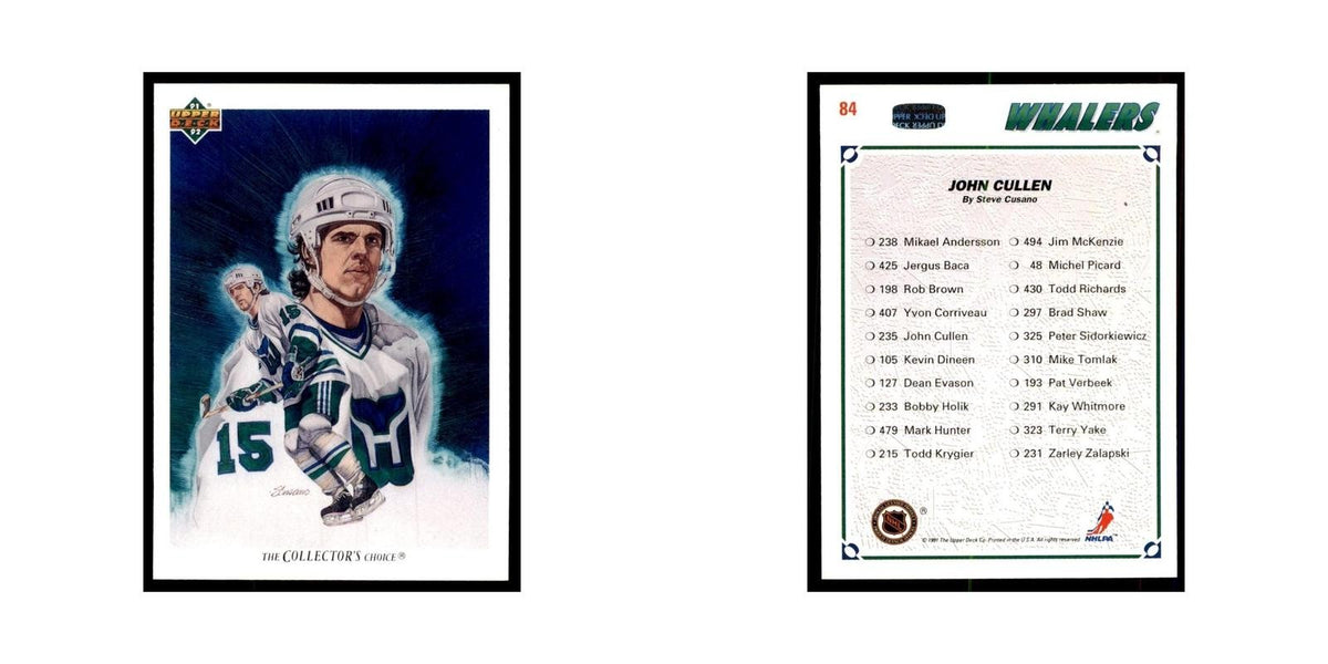 1991 Upper Deck John Cullen Hockey Cards #84