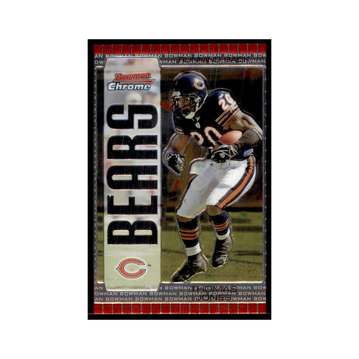 2005 Bowman Chrome Thomas Jones Football Cards #67