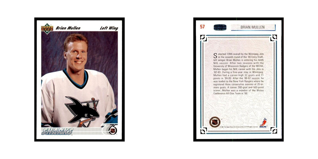 1991 Upper Deck Brian Mullen Hockey Cards #57