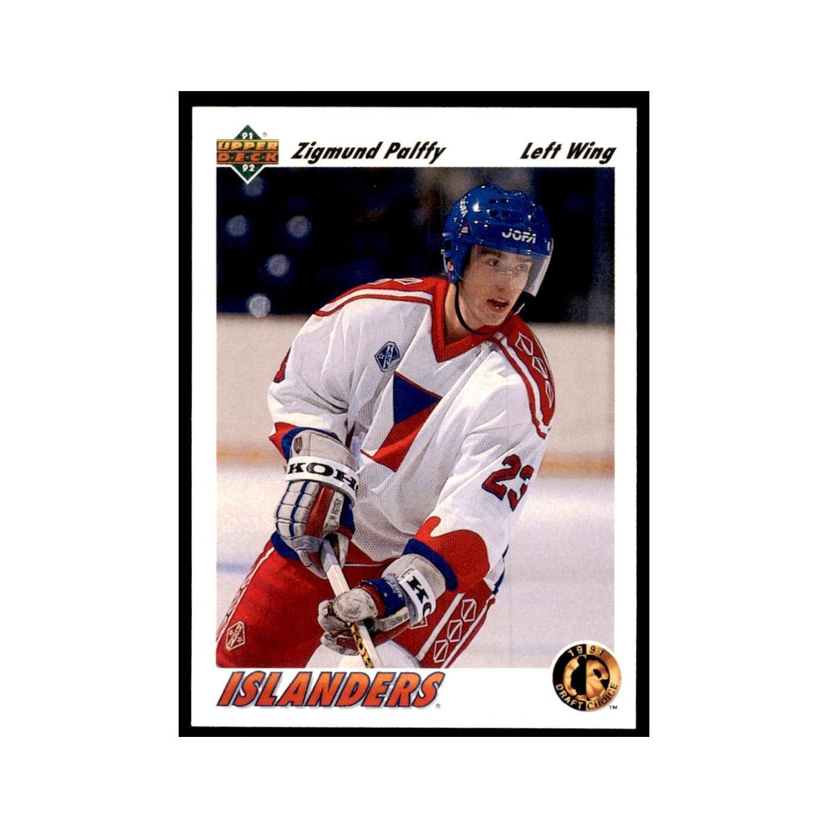 1991 Upper Deck Zigmund Palffy Hockey Cards #71