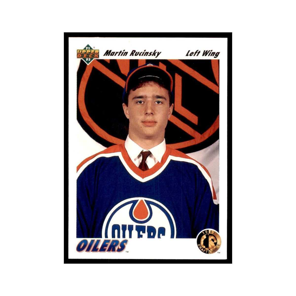 1991 Upper Deck Martin Rucinsky Hockey Cards #70