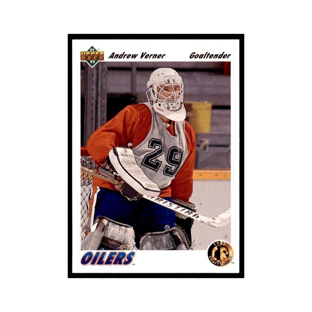 1991 Upper Deck Andrew Verner Hockey Cards #74