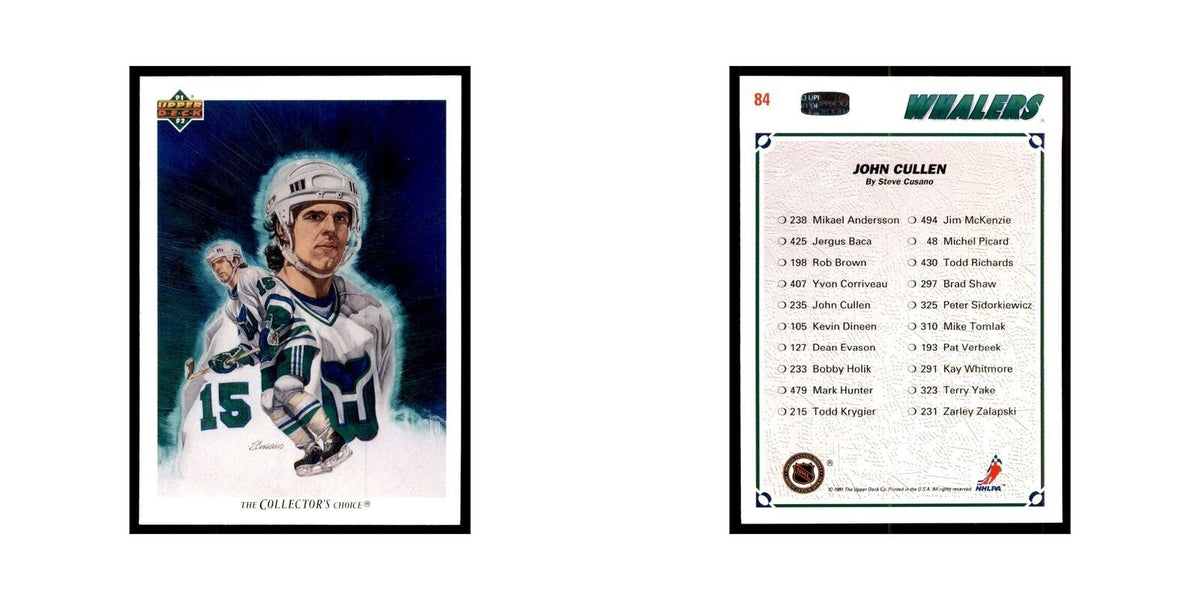 1991 Upper Deck John Cullen Hockey Cards #84