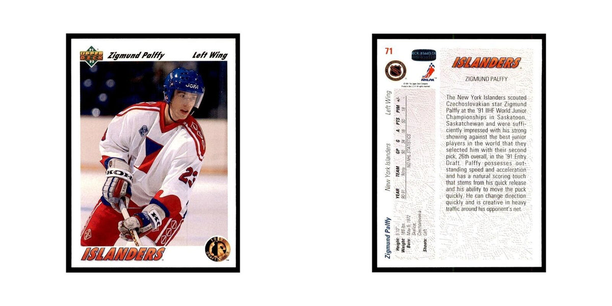 1991 Upper Deck Zigmund Palffy Hockey Cards #71