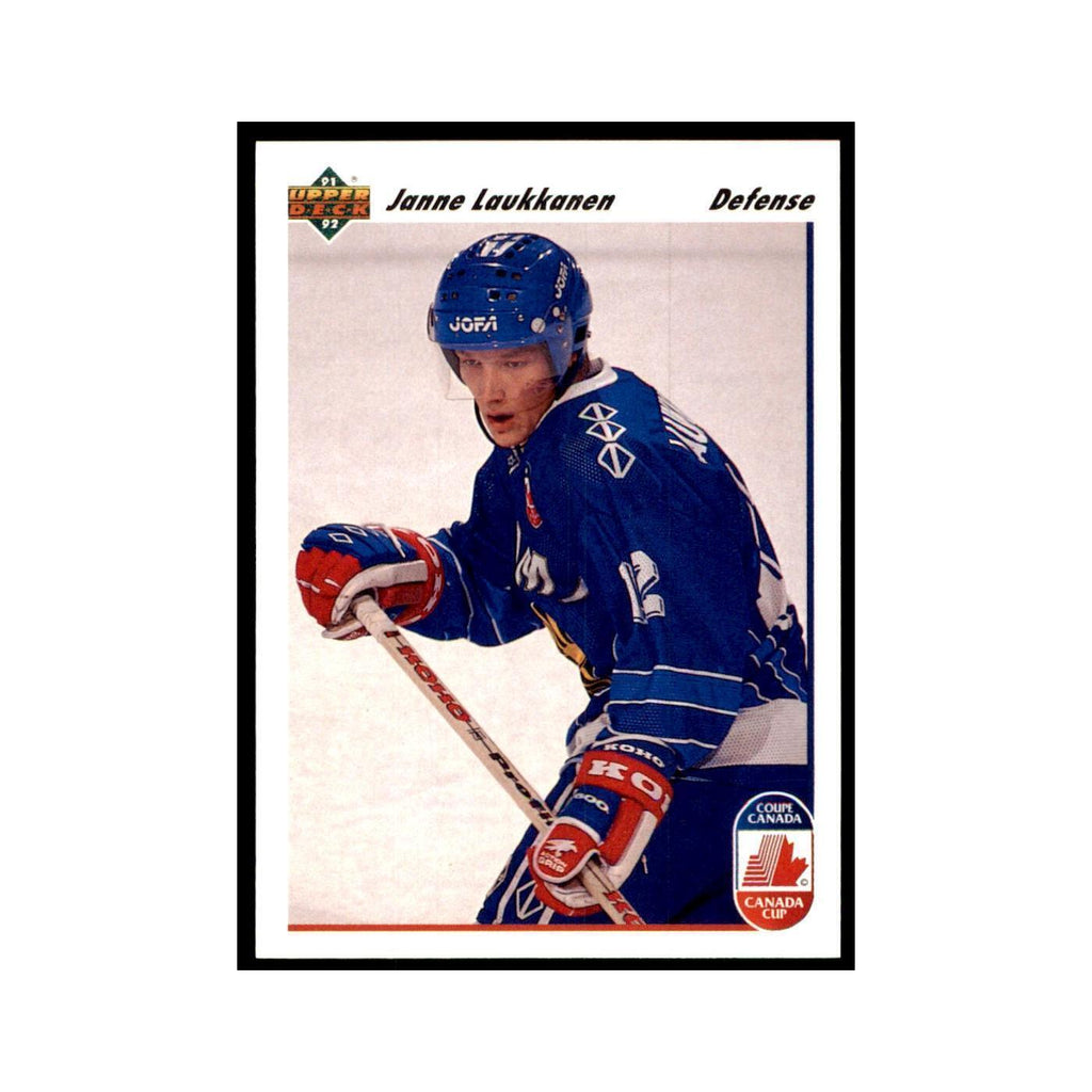 1991 Upper Deck Janne Laukkanen Hockey Cards #22
