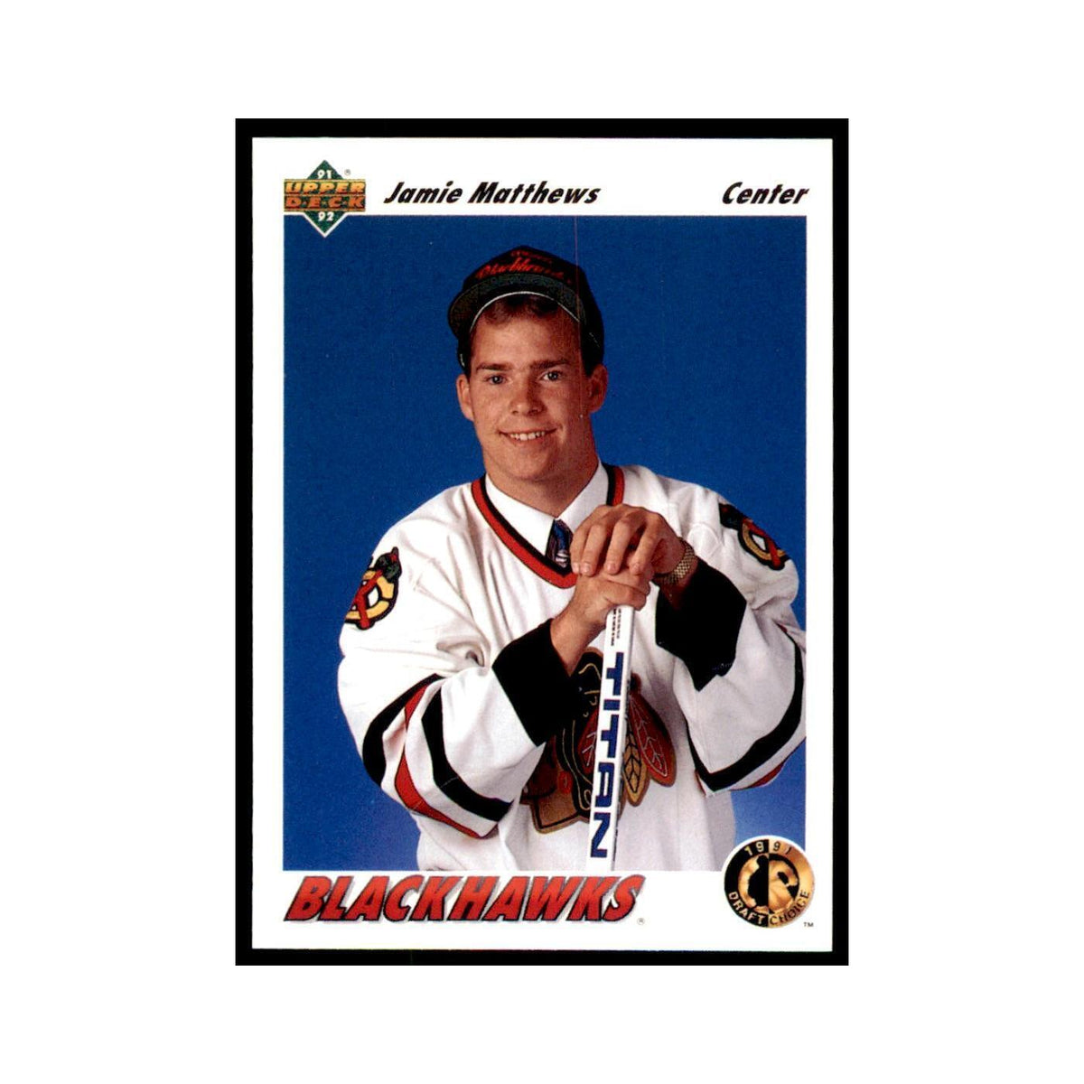 1991 Upper Deck Jamie Matthews Hockey Cards #76