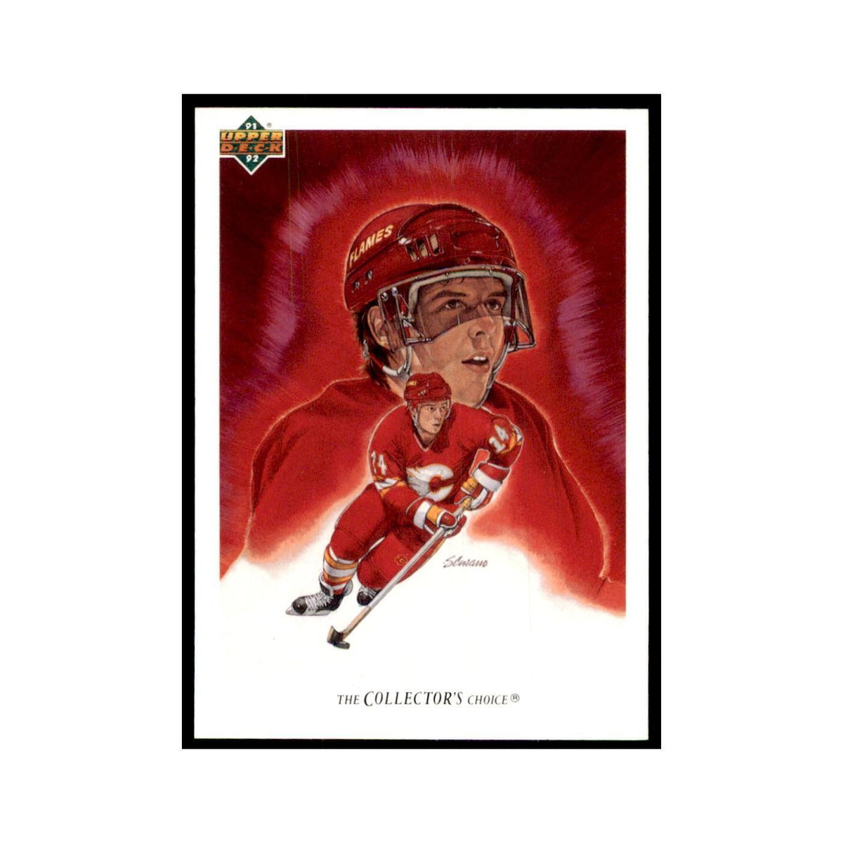 1991 Upper Deck Theo Fleury Hockey Cards #80