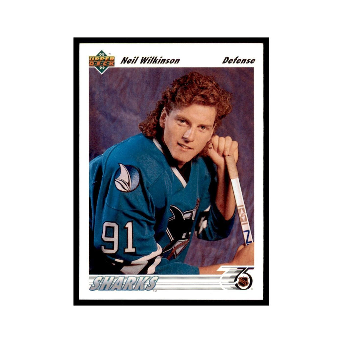 1991 Upper Deck Neil Wilkinson Hockey Cards #55