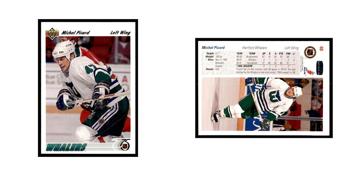 1991 Upper Deck Michel Picard Hockey Cards #48