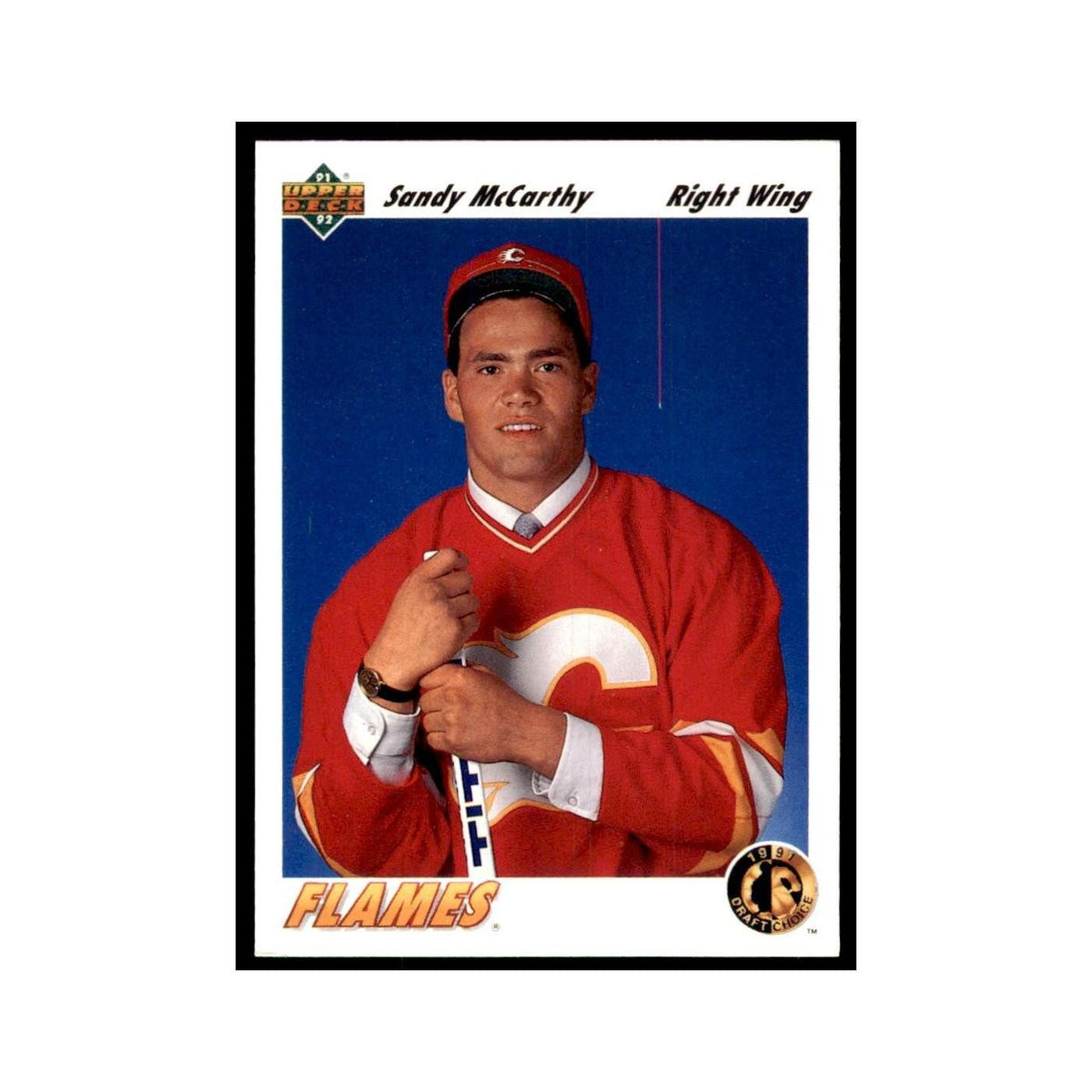 1991 Upper Deck Sandy McCarthy Hockey Cards #77