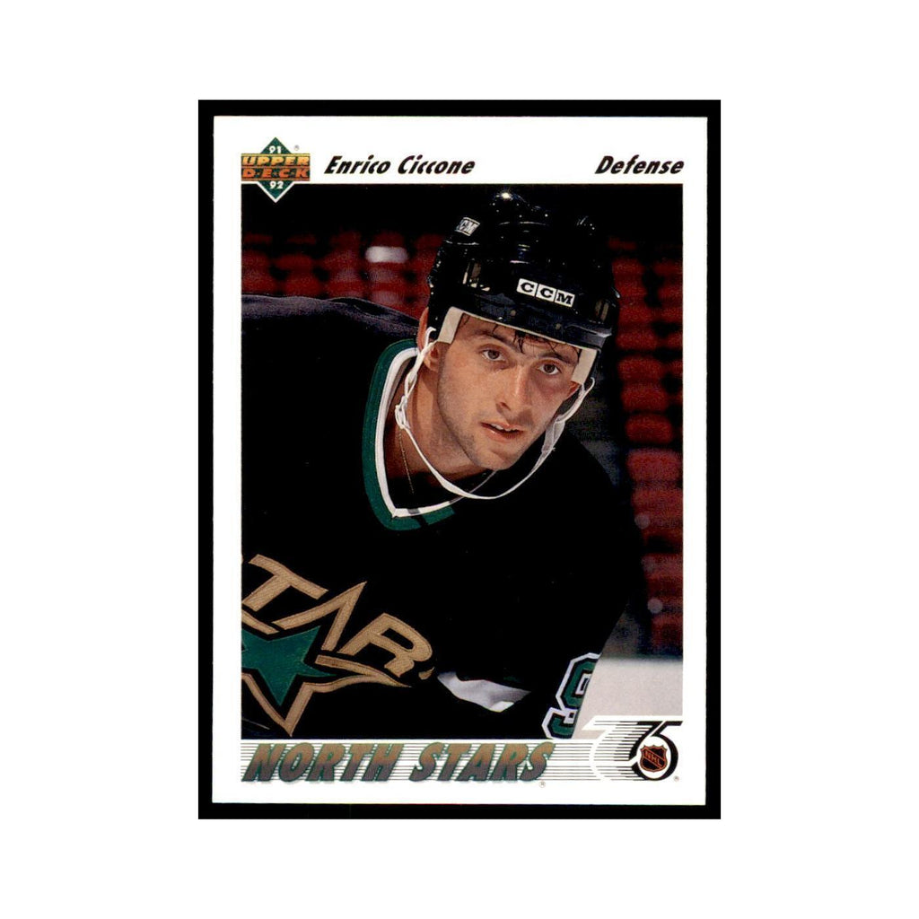 1991 Upper Deck Enrico Ciccone Hockey Cards #51