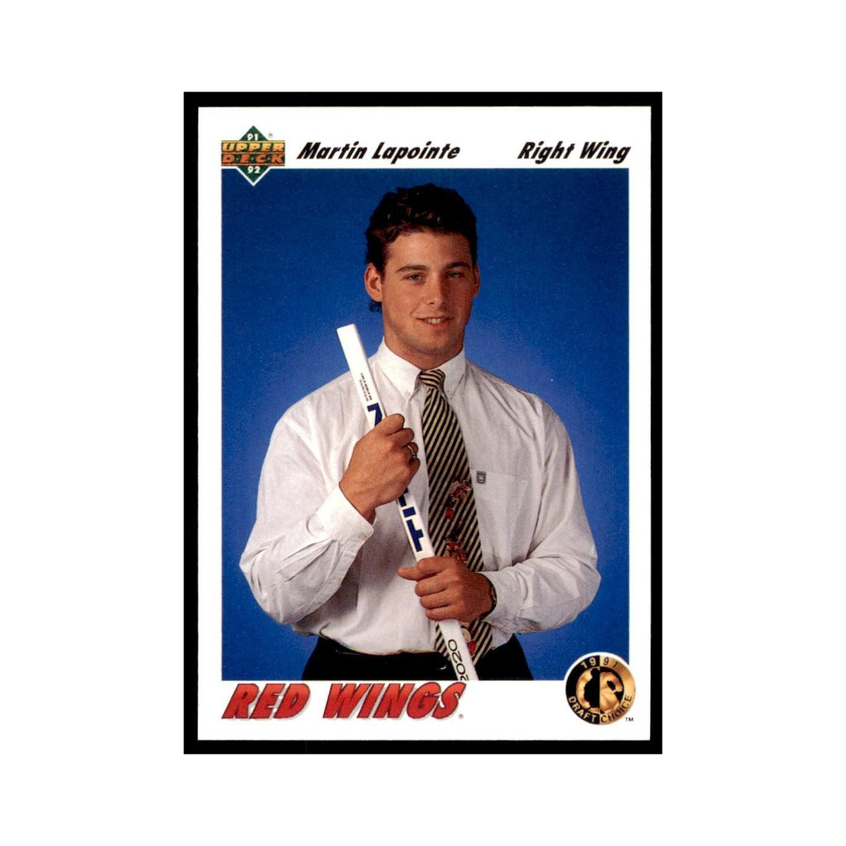 1991 Upper Deck Martin Lapointe Hockey Cards #66