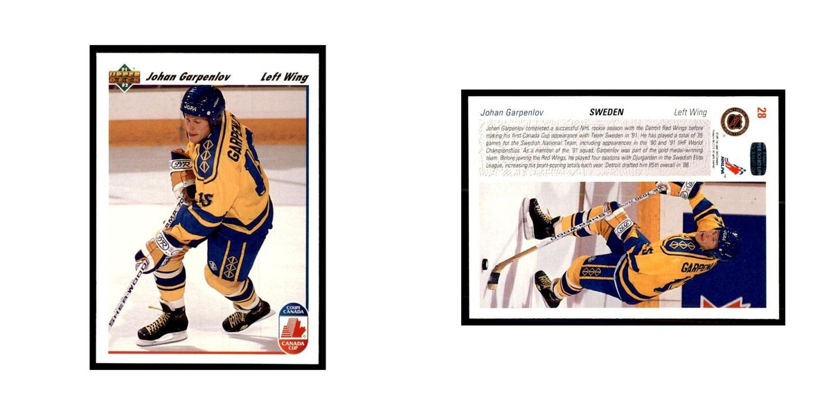 1991 Upper Deck Johan Garpenlov Hockey Cards #28