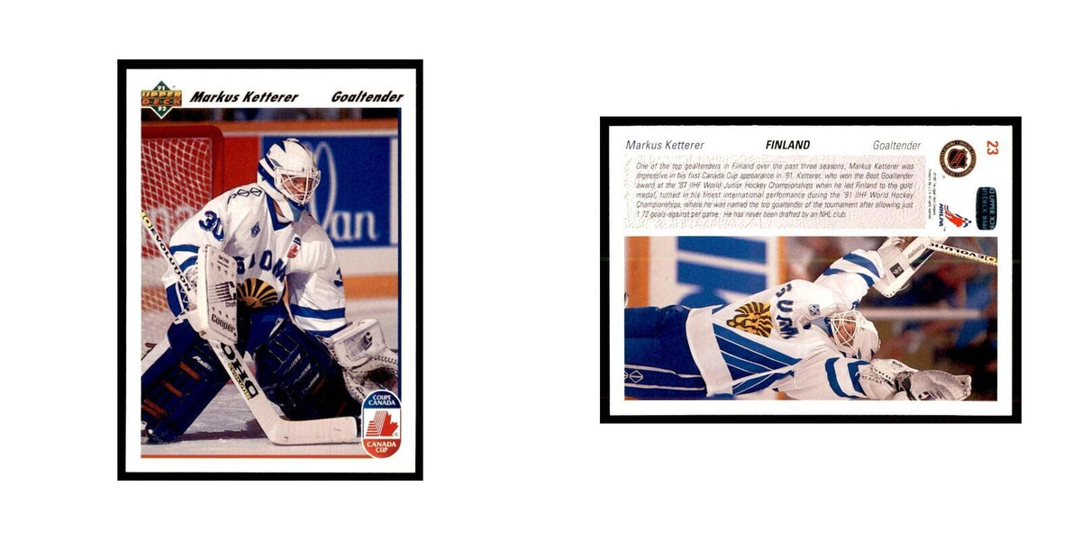 1991 Upper Deck Markus Ketterer Hockey Cards #23
