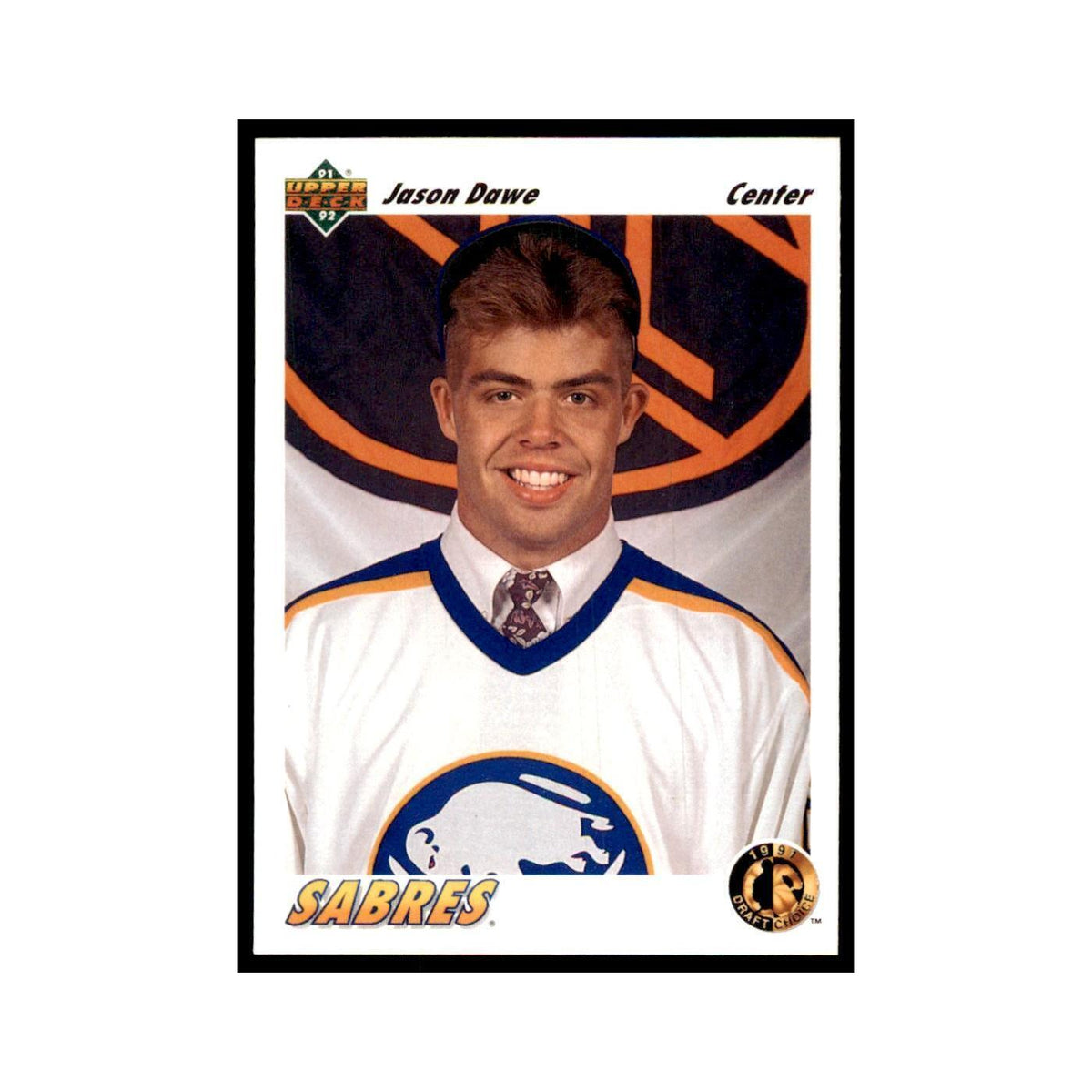 1991 Upper Deck Jason Dawe Hockey Cards #75