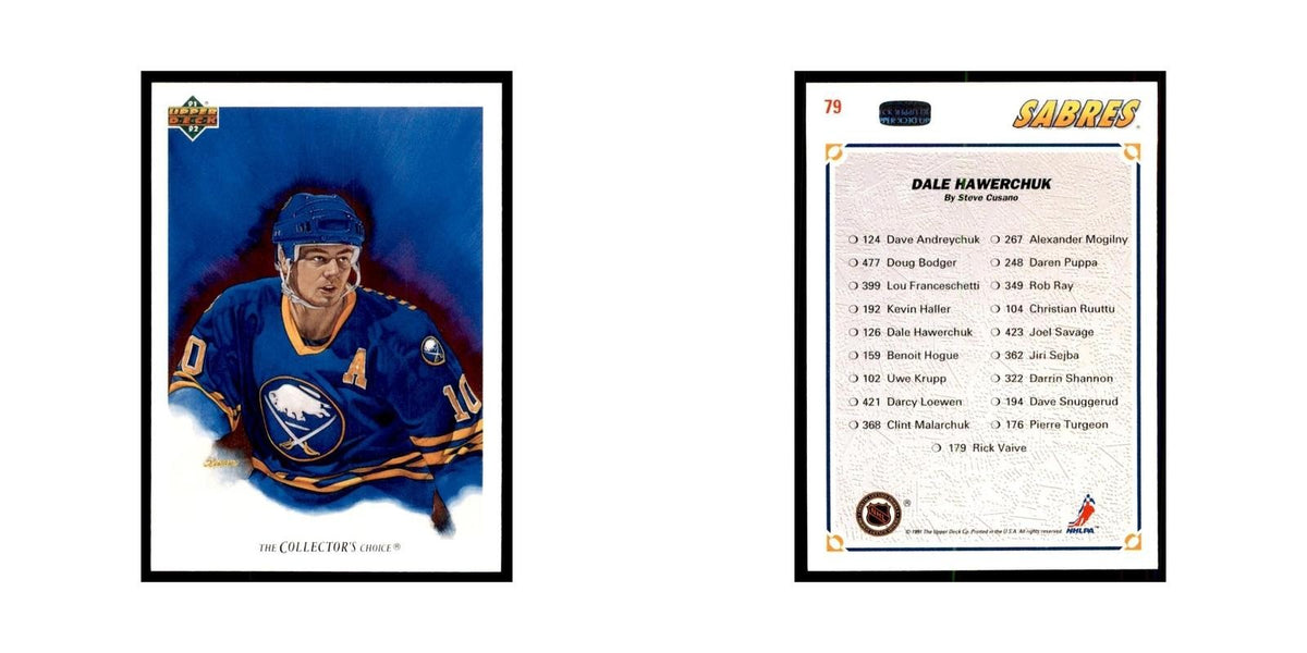 1991 Upper Deck Dale Hawerchuk Hockey Cards #79