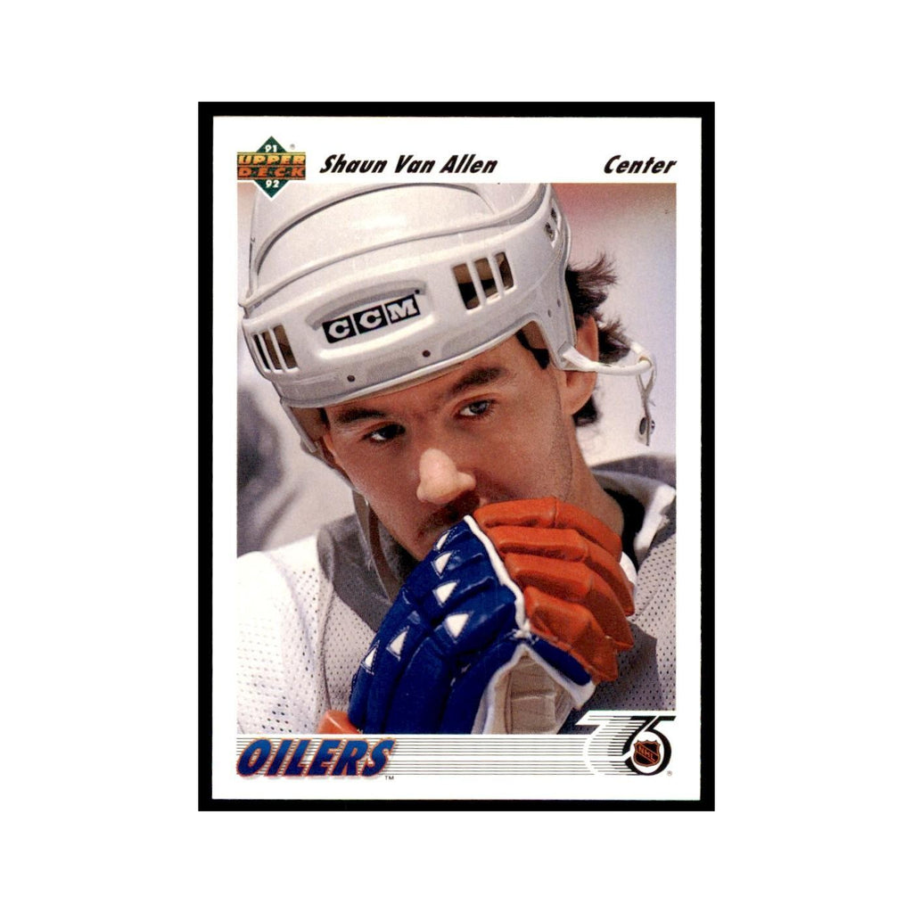 1991 Upper Deck Shaun Van Allen Hockey Cards #52