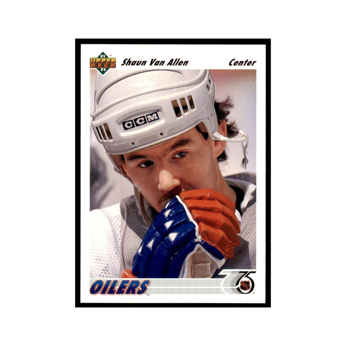 1991 Upper Deck Shaun Van Allen Hockey Cards #52