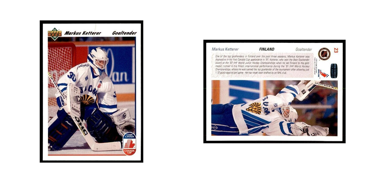 1991 Upper Deck Markus Ketterer Hockey Cards #23
