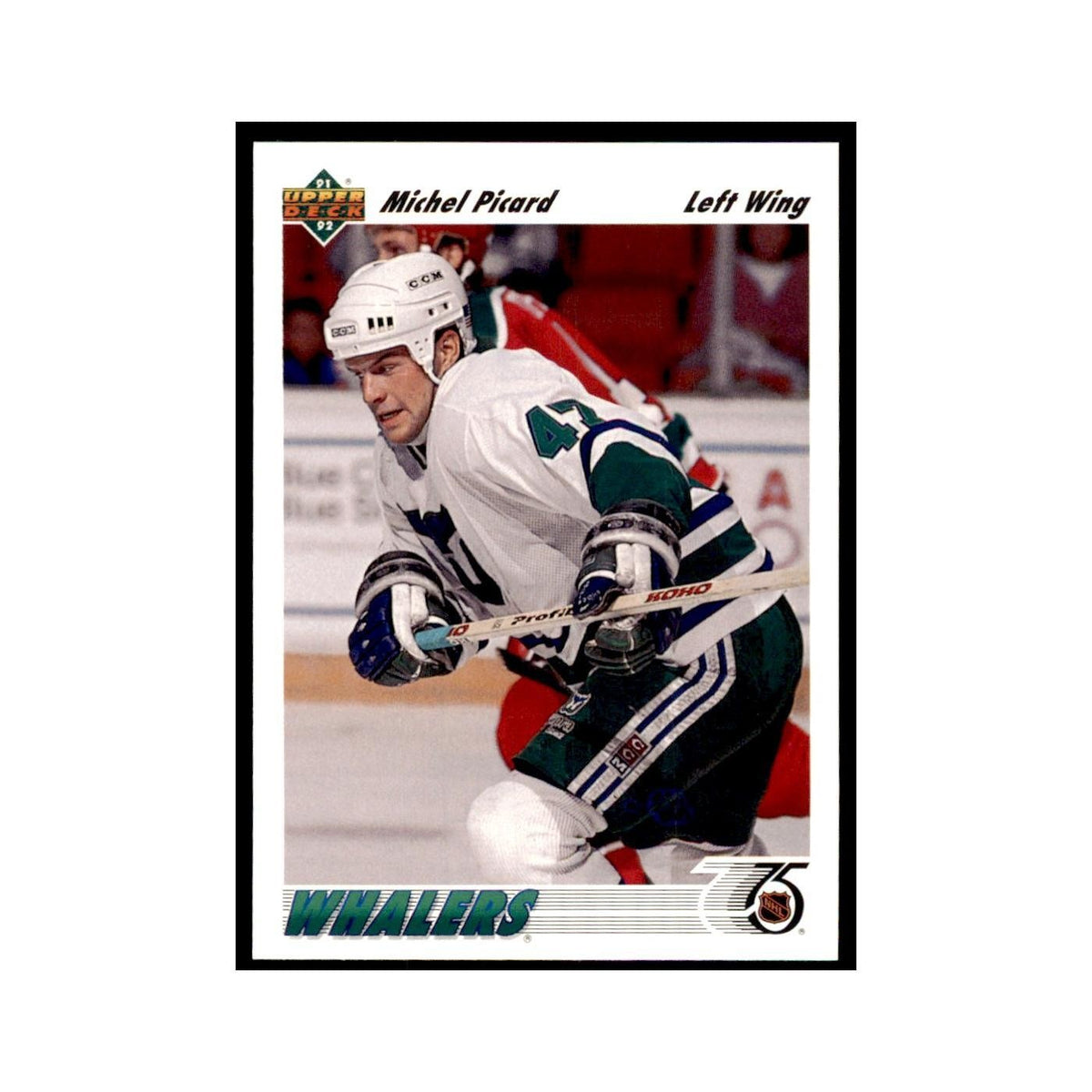 1991 Upper Deck Michel Picard Hockey Cards #48