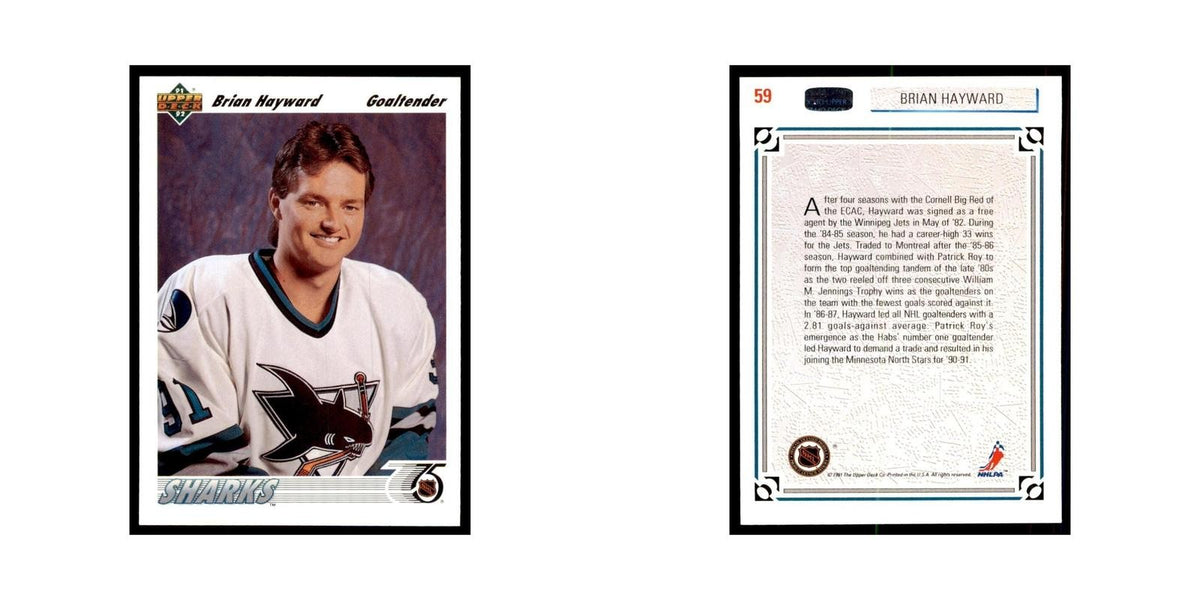 1991 Upper Deck Brian Hayward Hockey Cards #59