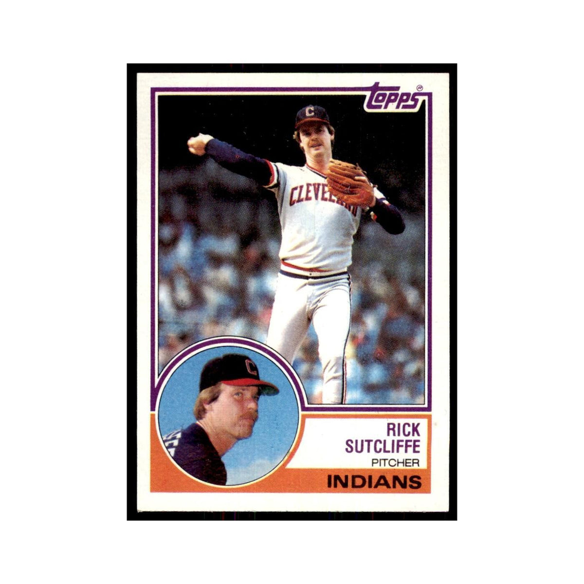 1983 Topps Rick Sutcliffe Baseball Cards #497