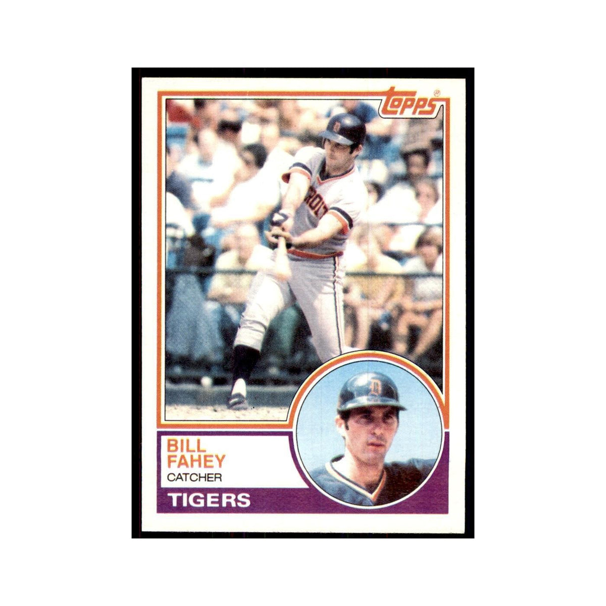 1983 Topps Bill Fahey Baseball Cards #196