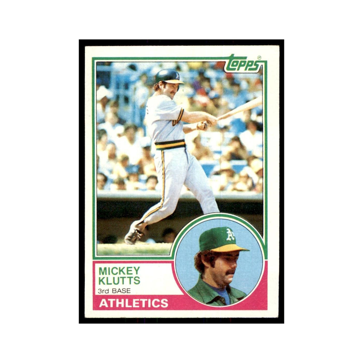 1983 Topps Mickey Klutts Baseball Cards #571