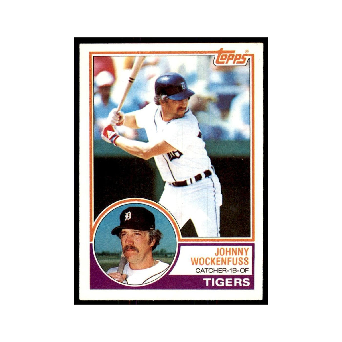 1983 Topps Johnny Wockenfuss Baseball Cards #536