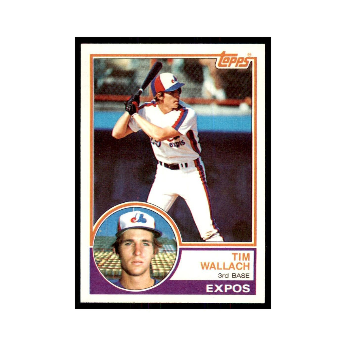 1983 Topps Tim Wallach Baseball Cards #552
