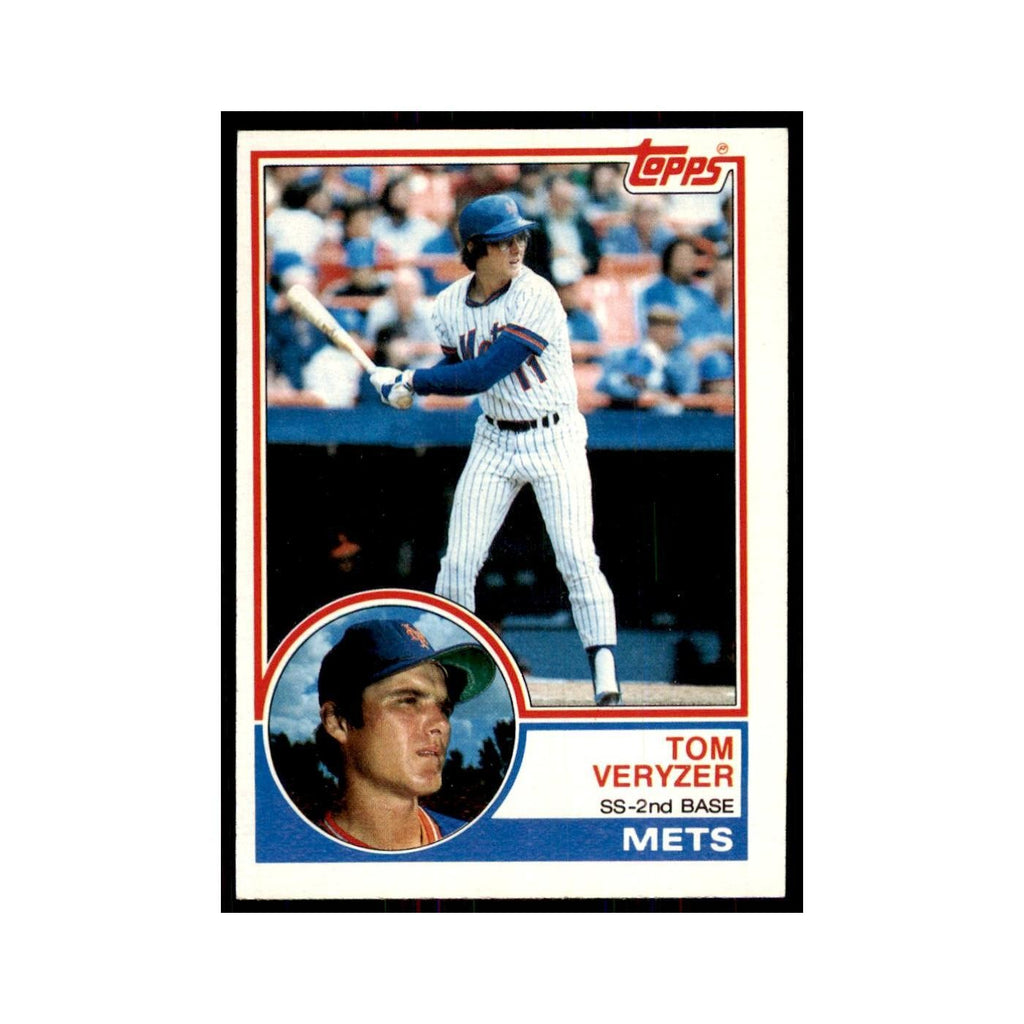 1983 Topps Tom Veryzer Baseball Cards #496