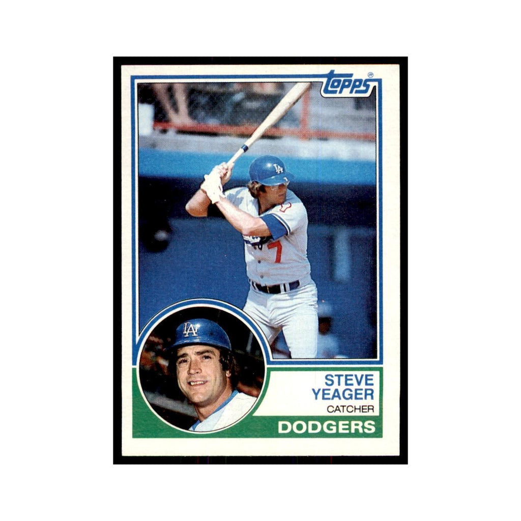 1983 Topps Steve Yeager Baseball Cards #555