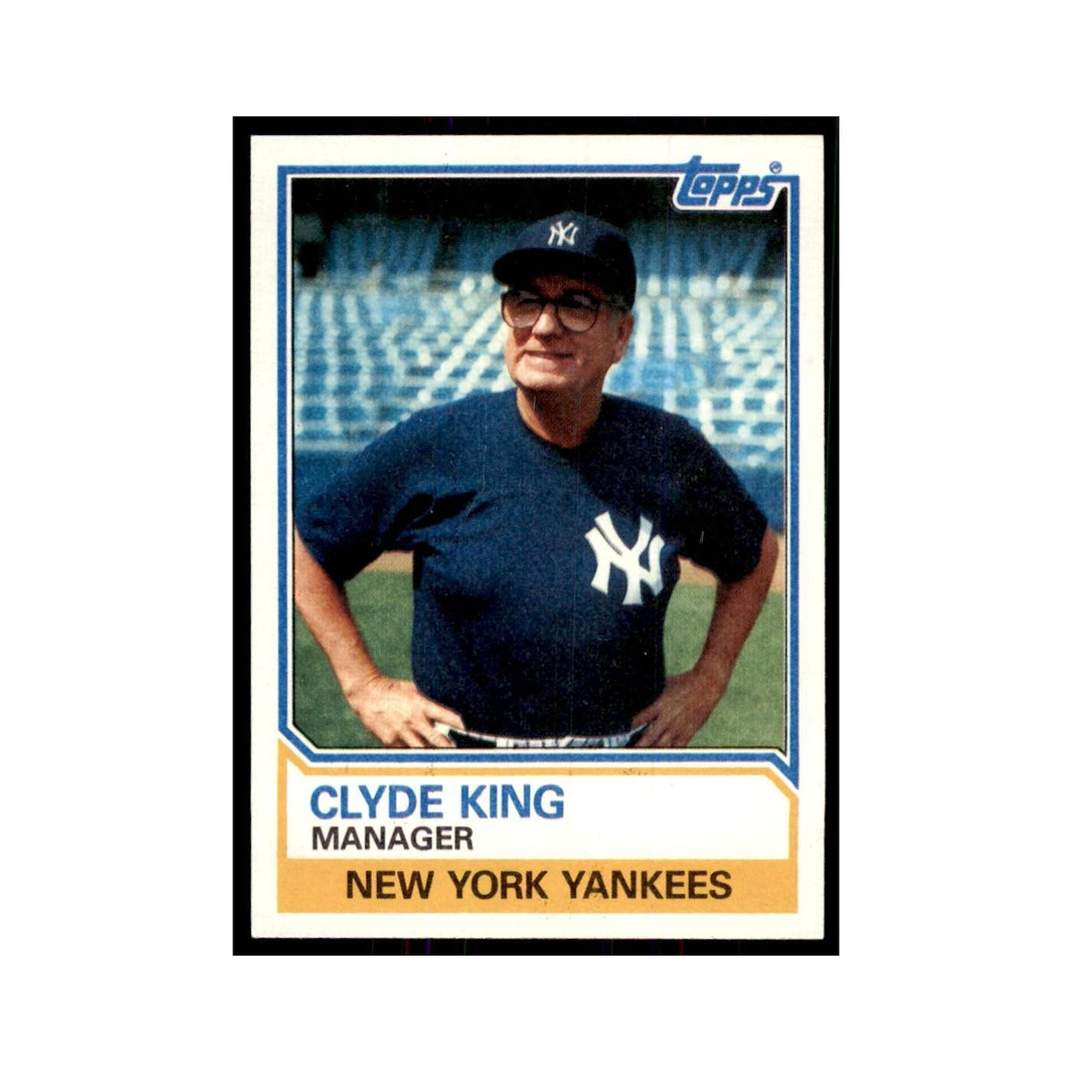 1983 Topps Clyde King Baseball Cards #486