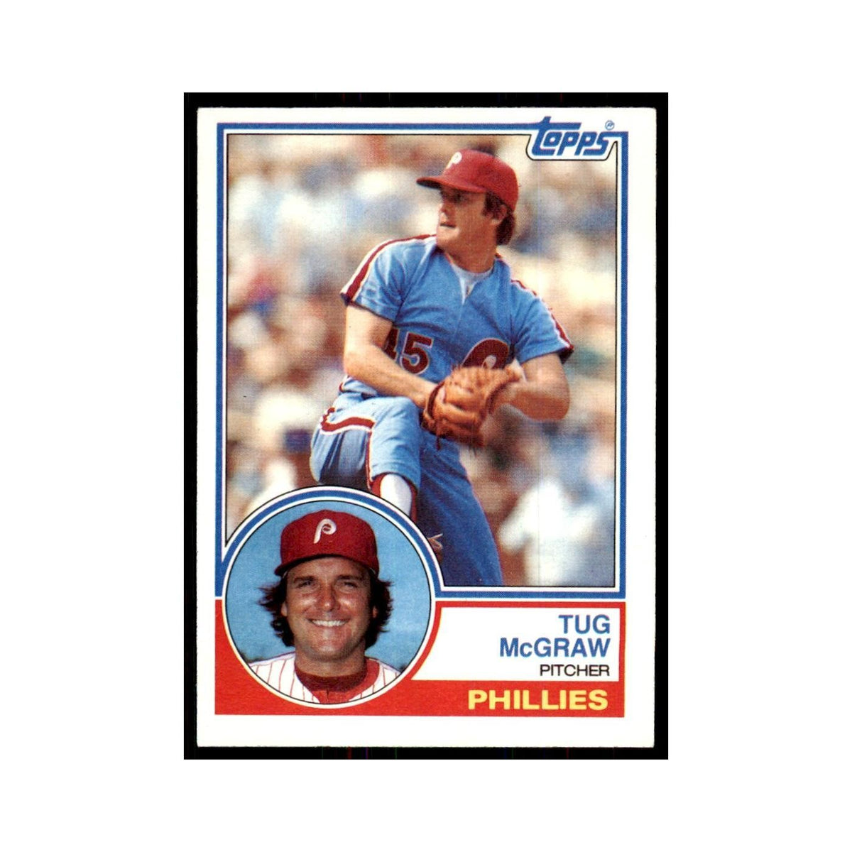 1983 Topps Tug McGraw Baseball Cards #510