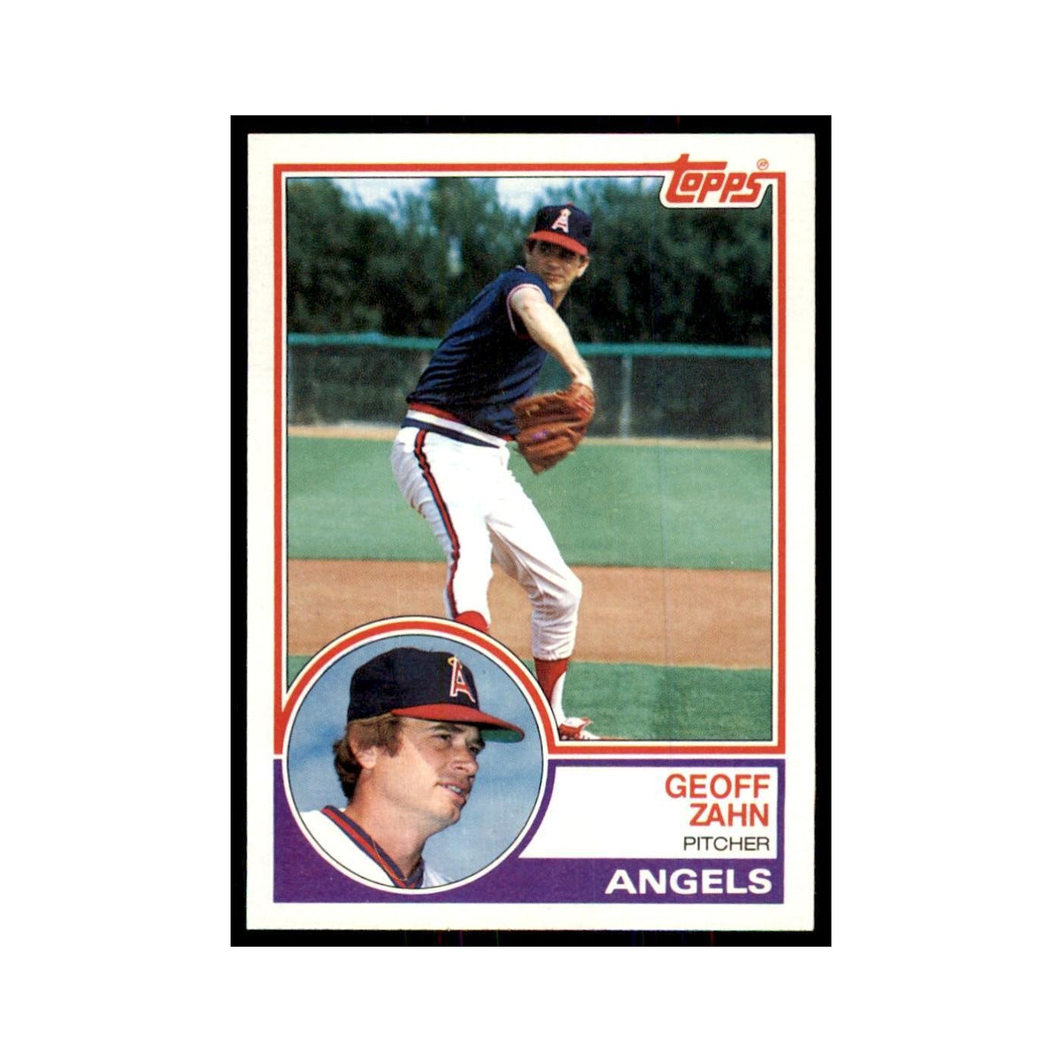 1983 Topps Geoff Zahn Baseball Cards #547