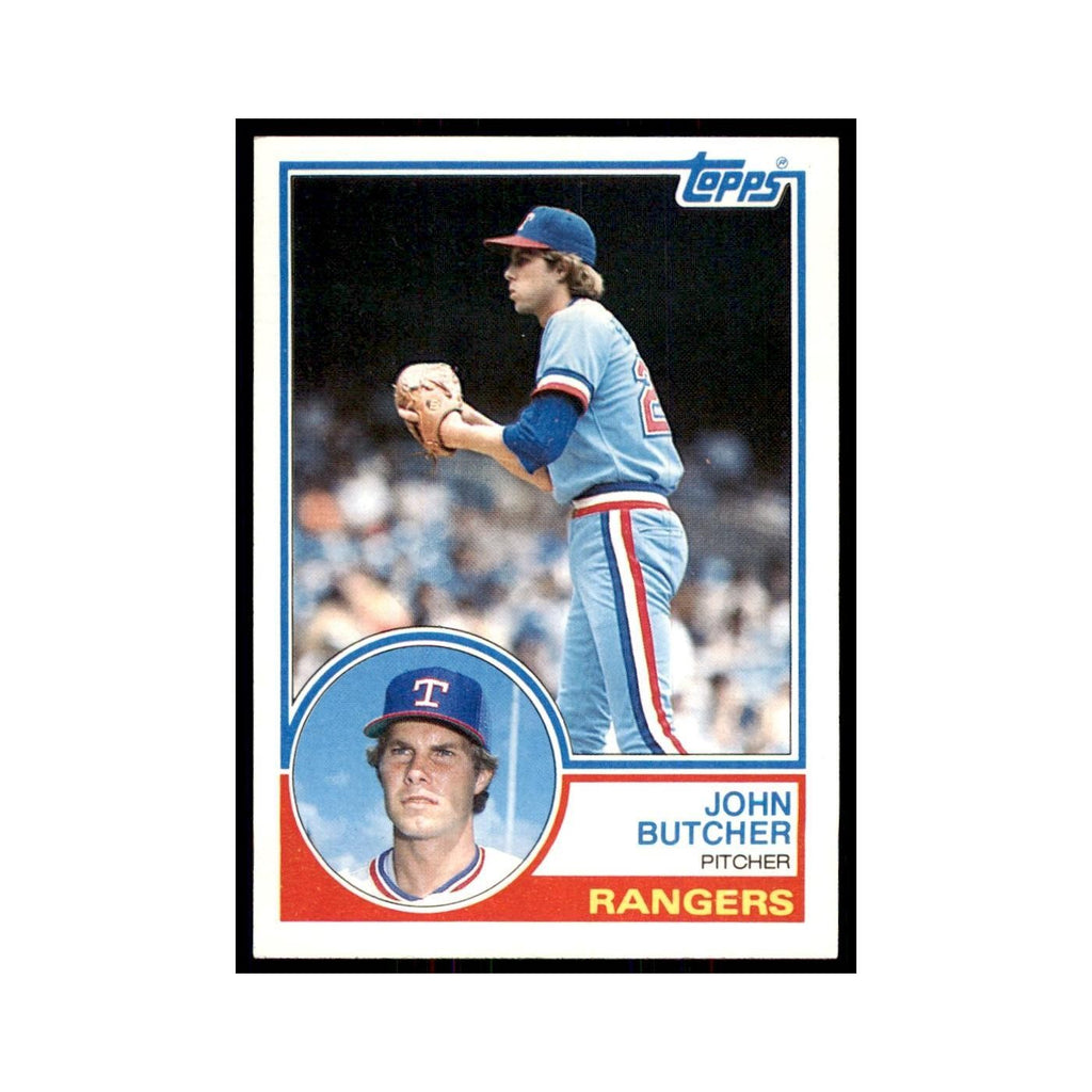 1983 Topps John Butcher Baseball Cards #534