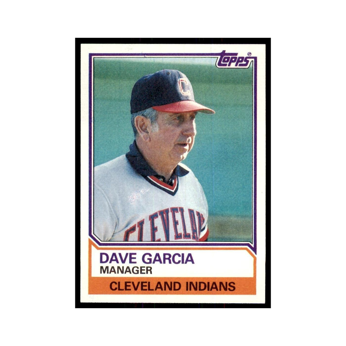 1983 Topps Dave Garcia Baseball Cards #546