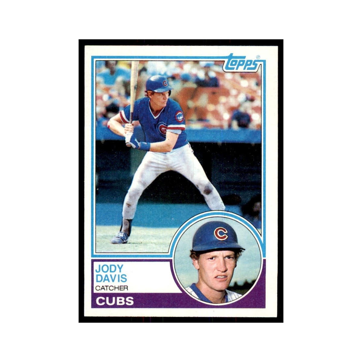1983 Topps Jody Davis Baseball Cards #542
