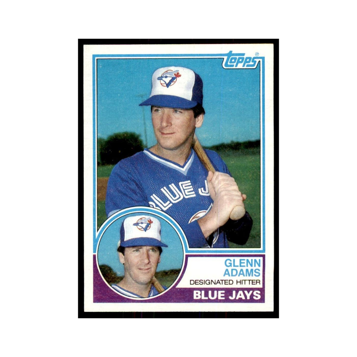 1983 Topps Glenn Adams Baseball Cards #574