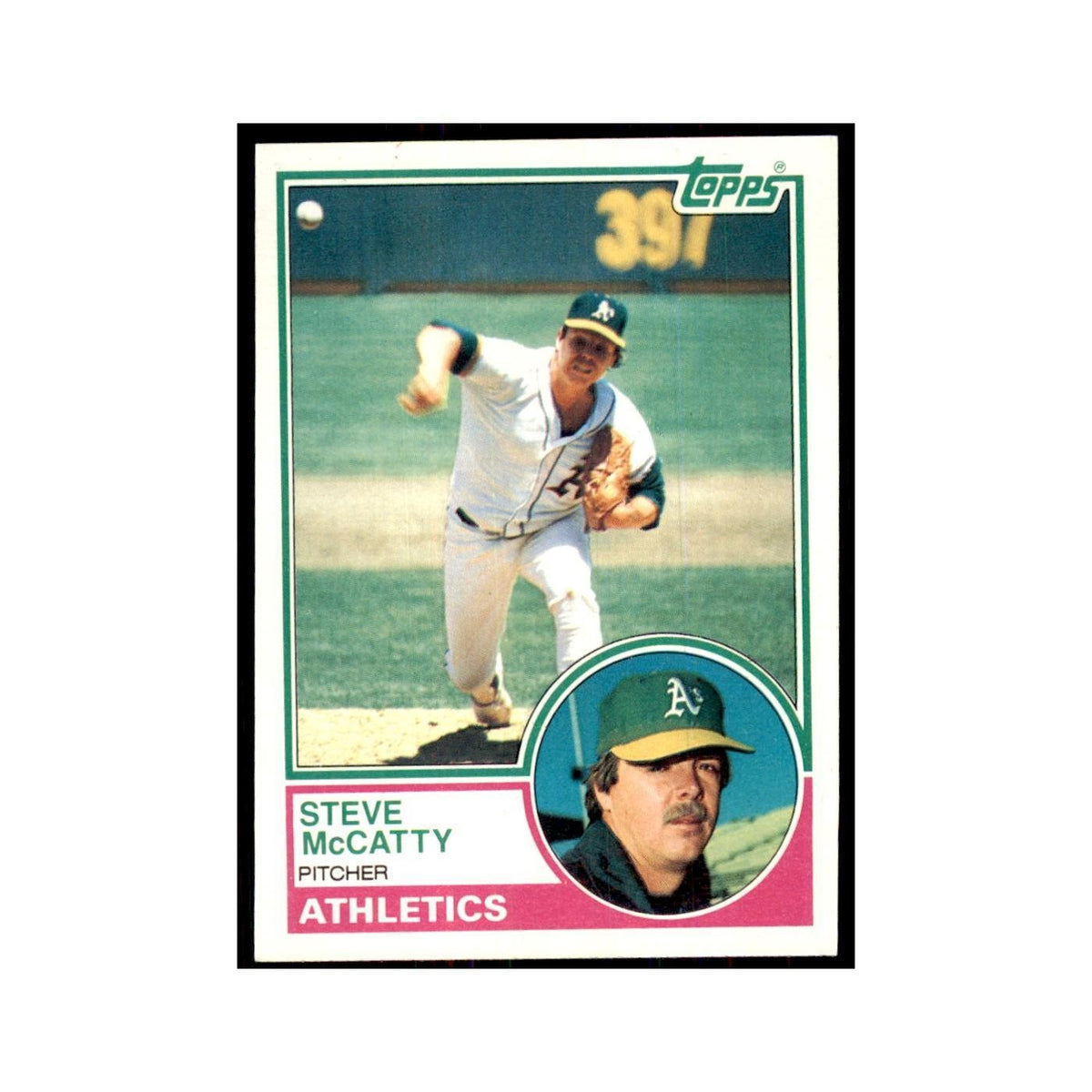 1983 Topps Steve McCatty Baseball Cards #493